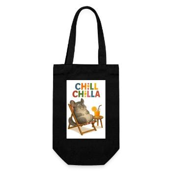 17 - Gift Bag for Bottles - black - Front