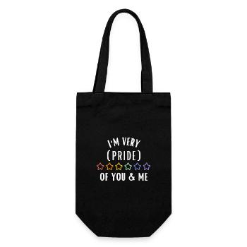 I'm Very Pride Of You & Me - Sac à bouteille - noir - Devant