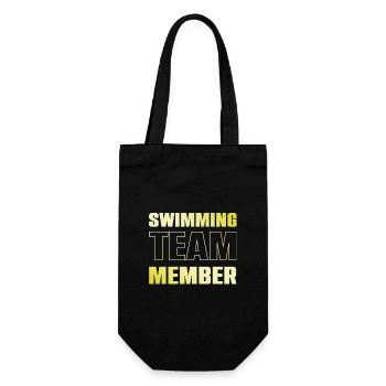 Équipe de natation - Sac à bouteille - noir - Devant
