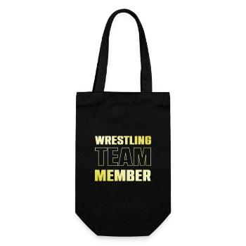 Wrestling Team - Geschenkbeutel für Flaschen - Schwarz - Vorne