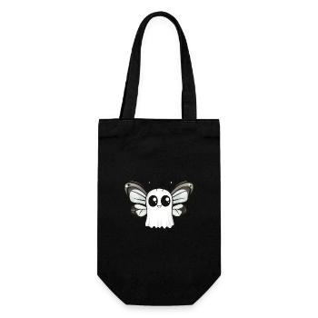 Butterfly Halloween Comic Ghost - Gift Bag for Bottles - black - Front
