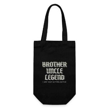 Frère Oncle Légende Je ne cesse de m’améliorer - Sac à bouteille - noir - Devant