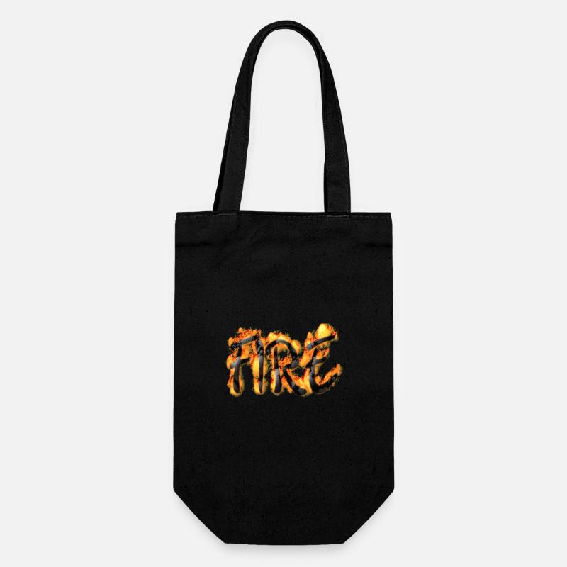 Conception du feu - Sac à bouteille - noir