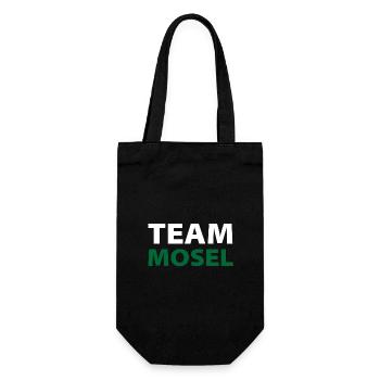 Team Mosel weiß/grün - Geschenkbeutel für Flaschen - Schwarz - Vorne