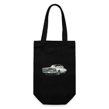 Classic Car Vintage Design Tee - Gift Bag for Bottles - black - Front
