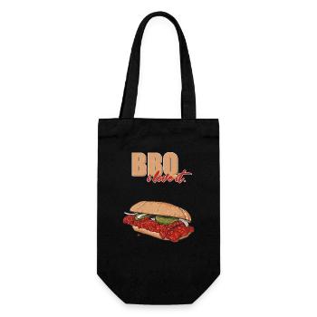 BBQ // Illustration - Sac à bouteille - noir - Devant