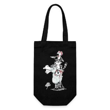 Musiciens de Brême - Sac à bouteille - noir - Devant