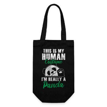 Panda Giant Panda China Cute - Gift Bag for Bottles - black - Front
