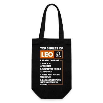 Zodiac sign July Superstition - Gift Bag for Bottles - black - Front