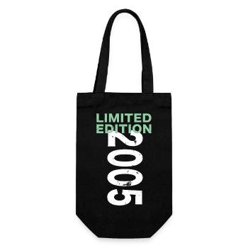 Limited Edition 2005 18th Birthday Gift - Gift Bag for Bottles - black - Front