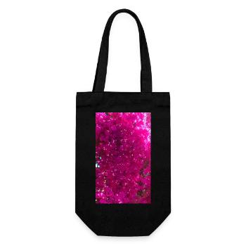 Bougainvilliers bel arbre - Sac à bouteille - noir - Devant