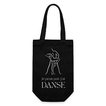 Je peux pas j'ai danse - Sac à bouteille - noir - Devant