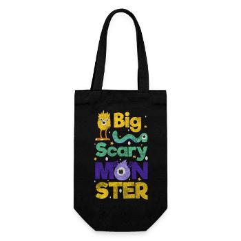 Horror Comic Figure Cute - Gift Bag for Bottles - black - Front