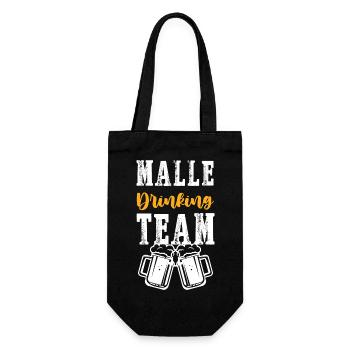 Malle Drinking Team - Gift Bag for Bottles - black - Front