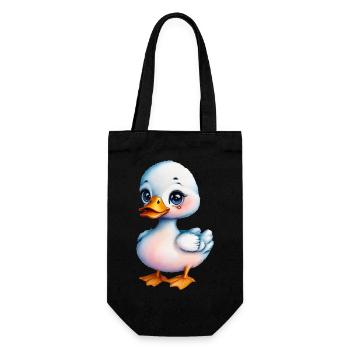 Duckling - Gift Bag for Bottles - black - Front