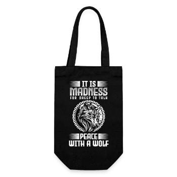 Wolf Strength Howl Moon - Gift Bag for Bottles - black - Front