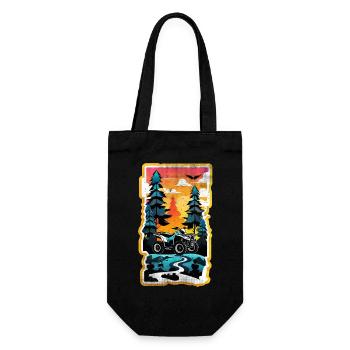Quad & Off-Road - Gift Bag for Bottles - black - Front