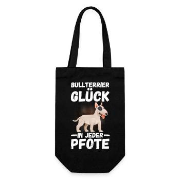 Chien Bull Terrier - Sac à bouteille - noir - Devant