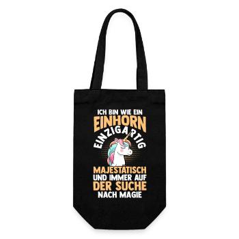 Licorne - Sac à bouteille - noir - Devant
