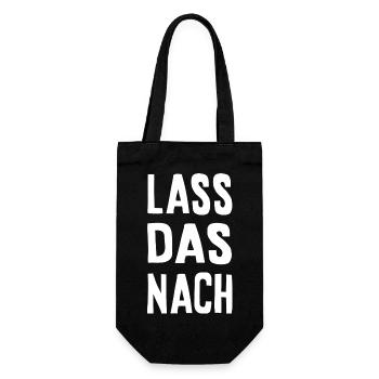 Let that go - Gift Bag for Bottles - black - Front