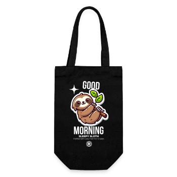 good morning - Gift Bag for Bottles - black - Front