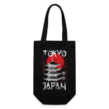 Tokyo Art Samurai Tokyo - Gift Bag for Bottles - black - Front