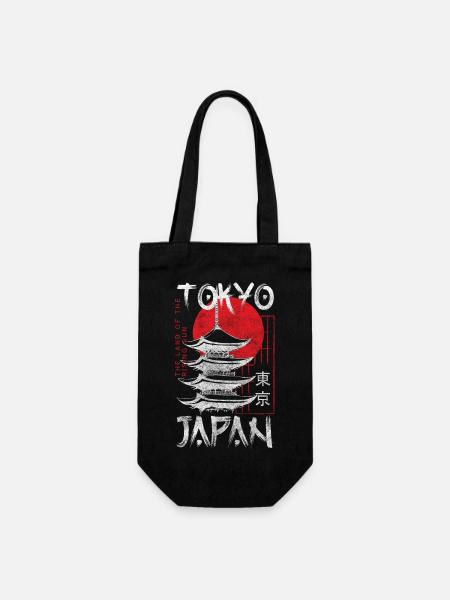 Tokyo Art Samurai Tokyo - Gift Bag for Bottles - black
