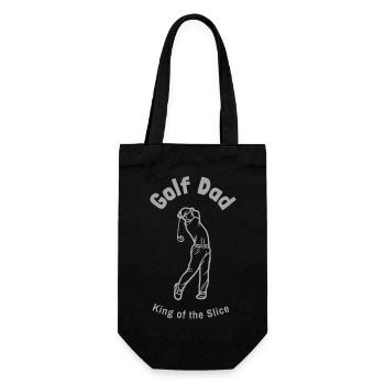 Golf Dad King of Slice - Gift Bag for Bottles - black - Front