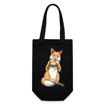 Fox Cheeseburger - Gift Bag for Bottles - black - Front