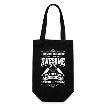 Craftsman Building DIY Training - Gift Bag for Bottles - black - Front