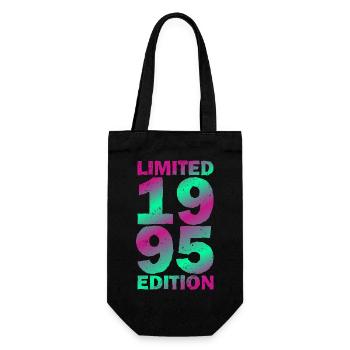 30e anniversaire, né en 1995, 30 ans - Sac à bouteille - noir - Devant