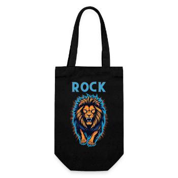 Rock Lion - Gift Bag for Bottles - black - Front