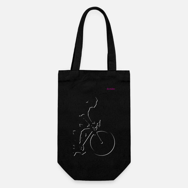cyclist - Gift Bag for Bottles - black