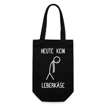 Pas de pain de viande aujourd’hui - Sac à bouteille - noir - Devant