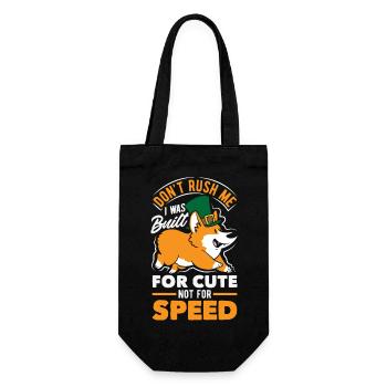Warte Auf Mich, Ich Habe Kleine Beine - Geschenkbeutel für Flaschen - Schwarz - Vorne