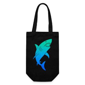 Requins Requins Enfants Colorés Garçons Garçons Shark - Sac à bouteille - noir - Devant