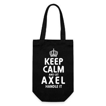 AXEL Handle It - Geschenkbeutel für Flaschen - Schwarz - Vorne