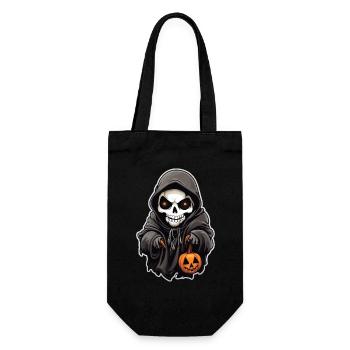Halloween Design gruselig für die nächste Party - Geschenkbeutel für Flaschen - Schwarz - Vorne