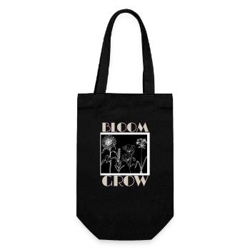 Plants ,Flora Pfa - Gift Bag for Bottles - black - Front