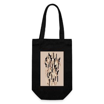Camouflage Art Sable Jeux - Sac à bouteille - noir - Devant
