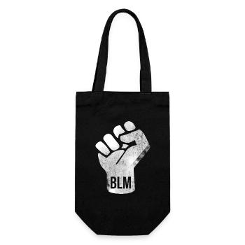 BLM Faust Design - Geschenkbeutel für Flaschen - Schwarz - Vorne