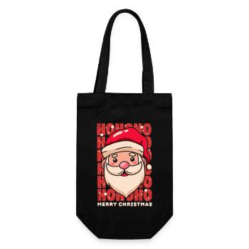 Noël hohoho santa claus merry christmas - Sac à bouteille - noir - Devant