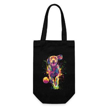Vizsla - Geschenkbeutel für Flaschen - Schwarz - Vorne