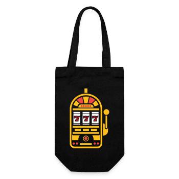 Casino - Gift Bag for Bottles - black - Front