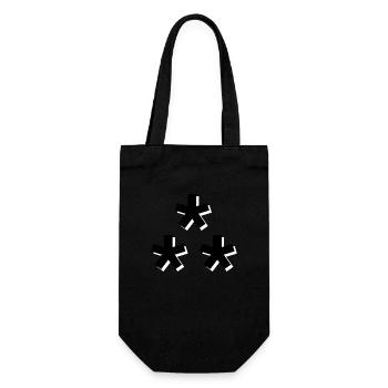 Stars Domains - Geschenkbeutel für Flaschen - Schwarz - Vorne