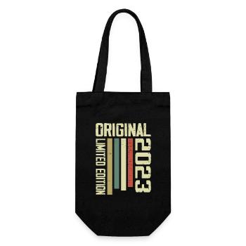 Retro 2023 Cadeau 1e Anniversaire Vintage 1995 - Sac à bouteille - noir - Devant