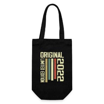 Retro 2022 Cadeau 2e Anniversaire Vintage 1995 - Sac à bouteille - noir - Devant