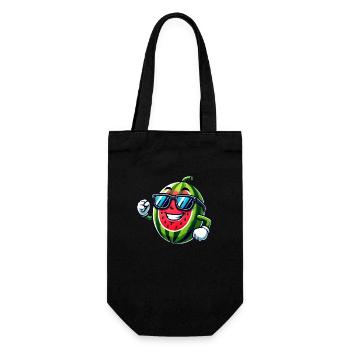 Cool Watermelon Summer Sunglasses Fruity - Gift Bag for Bottles - black - Front