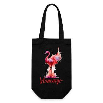 Vlamingo. Flämische T-Shirts - Geschenkbeutel für Flaschen - Schwarz - Vorne