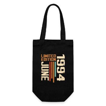 Juin 1994 Cadeau anniversaire Juin 1994 Rétro 1994 - Sac à bouteille - noir - Devant